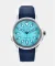 Top Side Crew Stainless Steel Turquoise Dial Blue