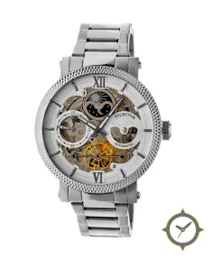 Heritor Automatic Aries Skeleton Dial Men's Watch