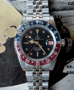 WMT Watches Panton MKII – Black Dial Heavy Aged