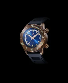 Zelos Abyss 2 3000m Bronze Blue Dial