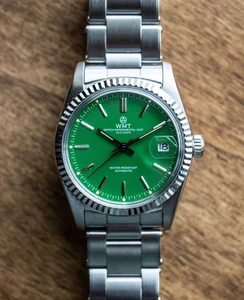 WMT Watches Cabochon – Glossy Green Dial