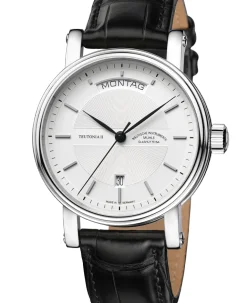 Mühle Glashütte Teutonia II Day/Date with leather strap