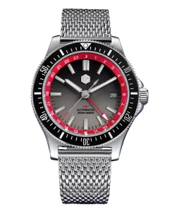 San Martin SN0119-G Gradient Gray Mesh Bracelet