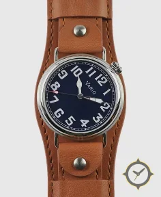 Vario 1918 Pilot Blue Dial with White Lume Watch