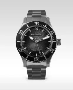 Bruvik Svalbard Arctic Fjords Stream Dial Black