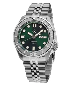 Islander Sunburst Green Dial with Embossed Ceramic Bezel Insert