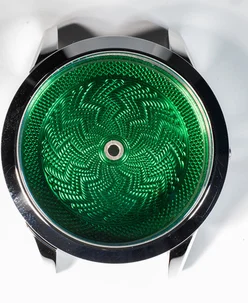 5280 Watch Company Antero Emerald Green Straightline Pattern Dial
