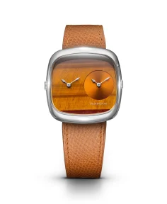 Dennison Tiger Eye & Gold Sunray In Steel Tan