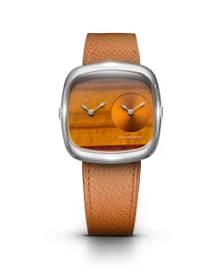 Dennison Tiger Eye & Gold Sunray In Steel Tan