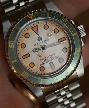 Katabami Watch Japan UNIQUE PIECE of The diver
