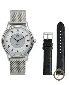 Momentum Lugano Eclipse Solar Steel + Free Leather Band
