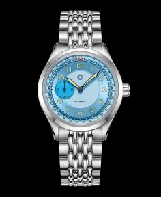 MMI Watches HERITAGE 38 ICE BLUE MODEL: HT-02