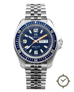 Momentum Sea Quartz 30 Eclipse Solar Blue Dial