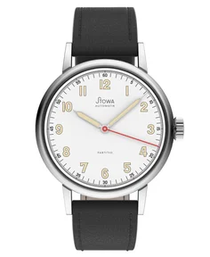 Stowa Partitio Classic white with red seconds hand
