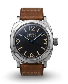 Gruppo Gamma GENESIS Stainless Steel - Black Dial, Swiss ETA Movt