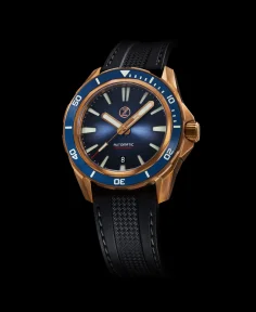 Zelos Swordfish Bronze 300m Diver ETA 2892 'Cobalt Blue'