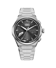 Lucky Harvey Sound Of Nature Guilloche Dial Black Titanium Chiming