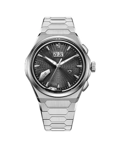Lucky Harvey Sound Of Nature Guilloche Dial Black Titanium Chiming