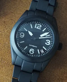 Alexander James Watches A4 Legacy Pilot 37 Black
