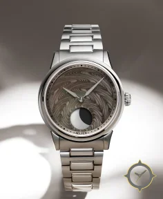 M1 Moonphase - CNC Guilloche (Tahitian Black MoP)