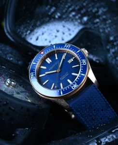 Aquatico Bronze Star Dive Watch Blue Dial