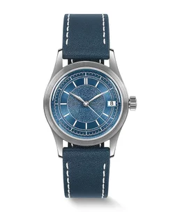 Boderry HOU 80-Hour Power Reserve Vintage Automatic Watch Blue