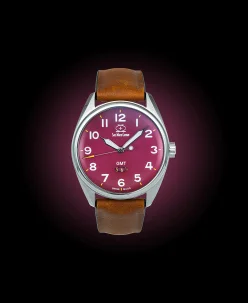 Swiss Watch Company ARK GMT Maroon
