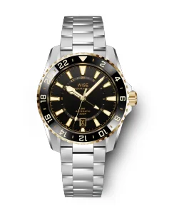 Wise ADAMASCUS ADX101YG True GMT 18K Gold Cap 200