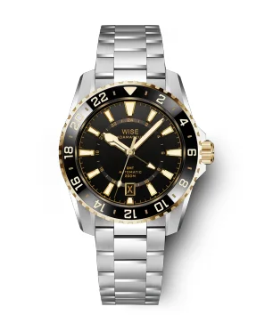 Wise ADAMASCUS ADX101YG True GMT 18K Gold Cap 200
