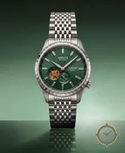 Argos Watch Co Olympus II Kyoto Green Silver