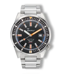 Squale Matic Satin Black Bracelet