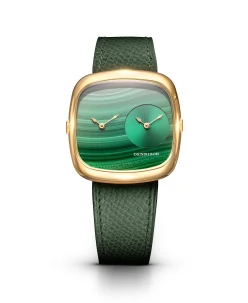 Dennison Malachite & Green Sunray In Gold Green
