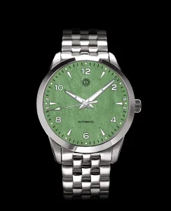 MMI Watches AWAGAMI FACTORY X MMI WATCHES: "L GREEN WASHI DIAL" MODEL NL-21