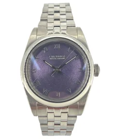 Cincinnati Watch Company Purple Grand Feu Enamel Dial