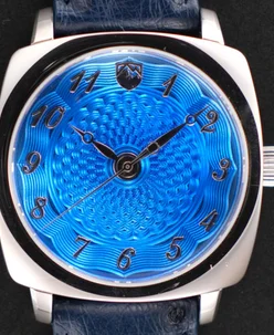 5280 Watch Company Ajax Cobalt Blue Translucent Dial
