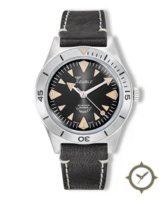 Squale Super-Squale Big Arrows Black Leather