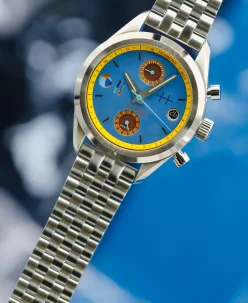 Haven Watch Co. Chilton Flux Chronograph - Daybreak Blue