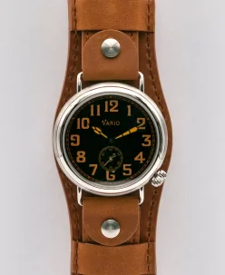 Vario 1918 Trench Black Dial with Orange Lume Watch