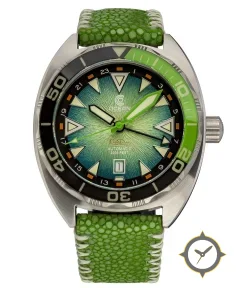 Ocean Crawler Core Diver GMT V2 Green/Green