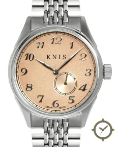 KNIS Kyoto KODOU Small Seconds Automatic – Salmon pink Stainless Steel Bracelet (KN009-SPKRC)
