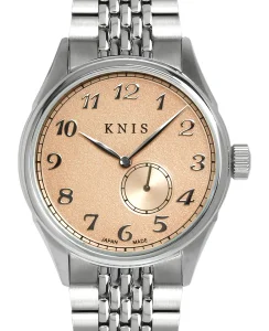 KNIS Kyoto KODOU Small Seconds Automatic – Salmon pink Stainless Steel Bracelet (KN009-SPKRC)