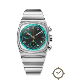 Metric - Teal and Yellow