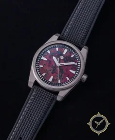 Wicked Watch Co. Basilea Rain Flower Stone – Date