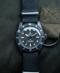 WMT Watches Sea Diver – Royal Navy Black Edition ( Aged ) Limited 50 pc