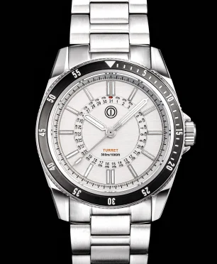 MMI Watches Turret 300M - Model: TR3-DV (QUICK SILVER) (NH35)