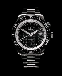 Golby The Black & White Golby Aquareef, Monochrome Series, 1 of 25 Ltd Edition, Dual Timer Watch