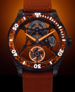 Grandeur USA THAL 300 Skeleton Tourbillon Signal Orange