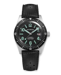 Wolbrook Skindiver Automatic Even Numerals Green Lume