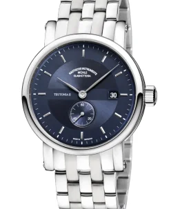 Mühle Glashütte Teutonia II Small Second in midnight blue with bracelet