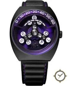 Scrambler Automatic Wandering Hour Gunmetal Purple